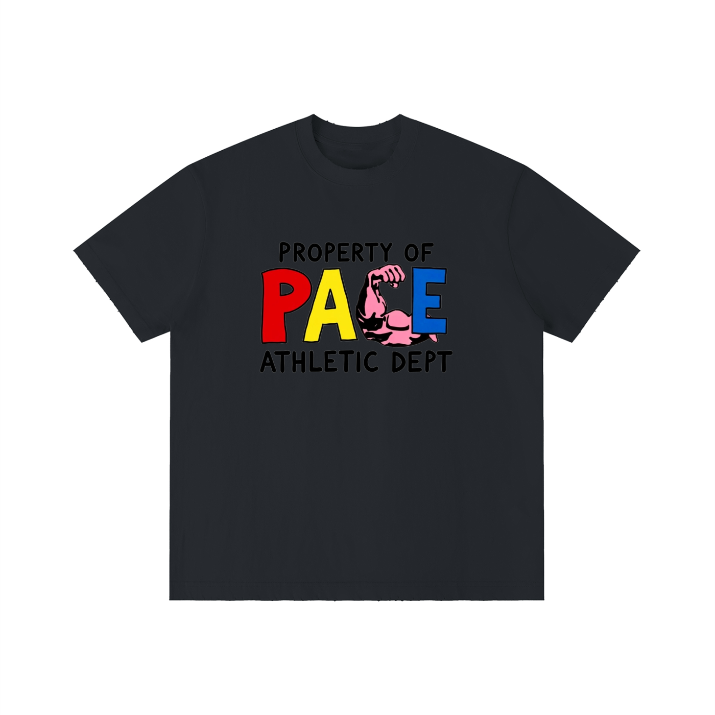 PACE® Muscle FLEX  Vintage Wash Distressed T-Shirt