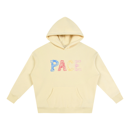 Oversize PACE Crayon Logo Fleeced Hoodie