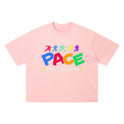 PACE® Levels of Sprinting Unisex Vintage Oversized Wash T-Shirt