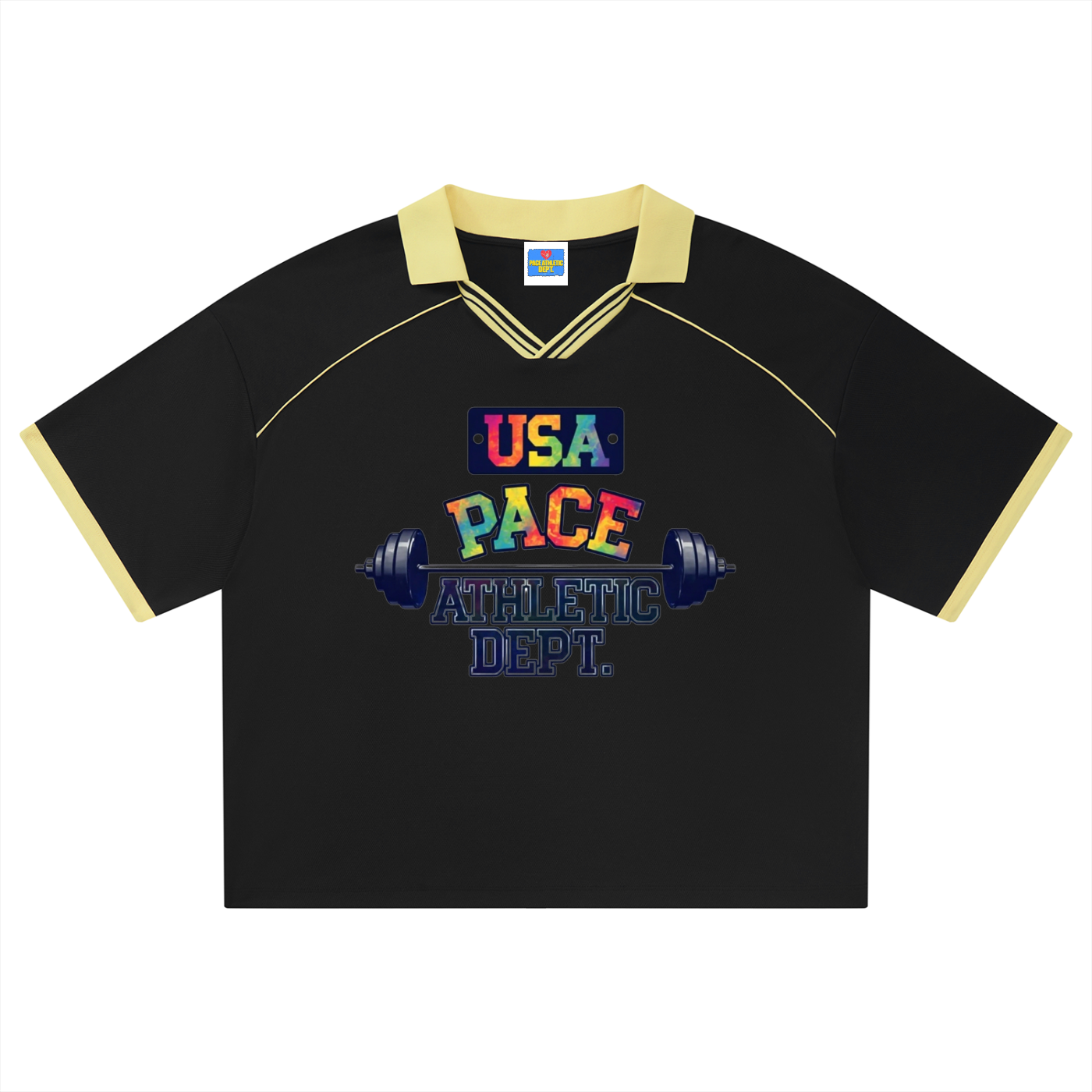PACE GYM Collared Piping Boxy Soccer Jersey