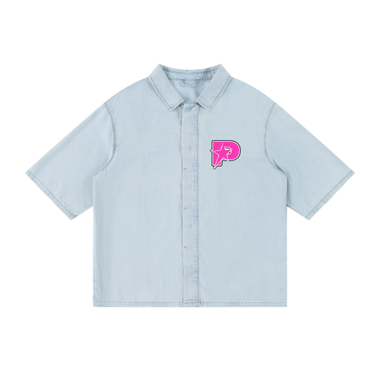 PACE Athletic Dept® Unisex Vintage Wash Drop Shoulder Lyocell Shirt