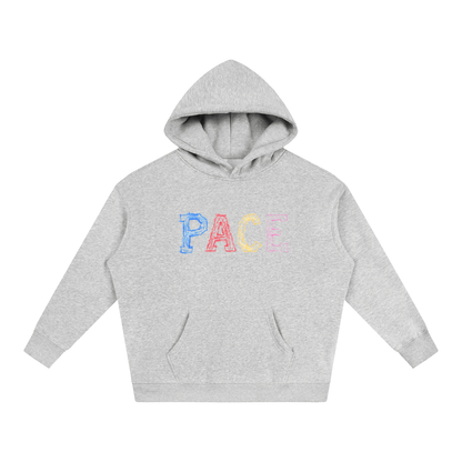 Oversize PACE Crayon Logo Fleeced Hoodie