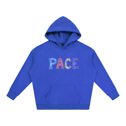 Oversize PACE Crayon Logo Fleeced Hoodie