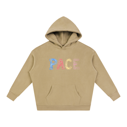 Oversize PACE Crayon Logo Fleeced Hoodie