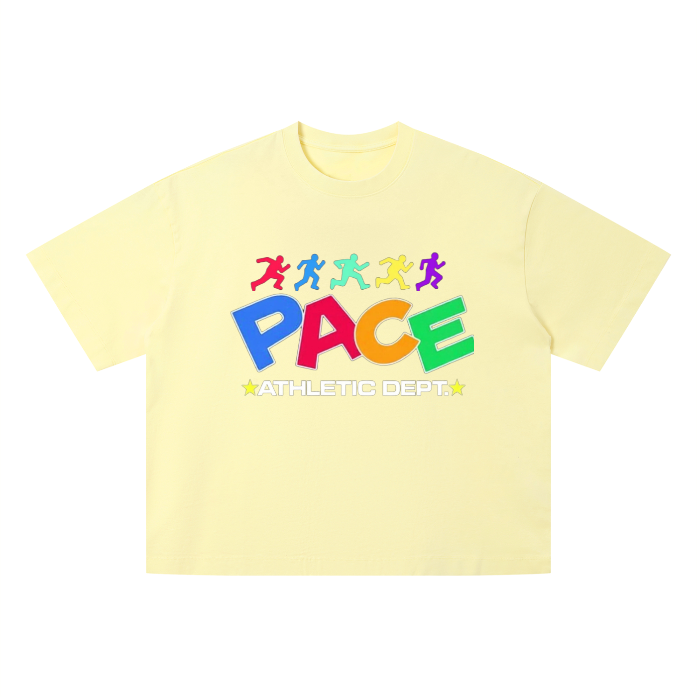 PACE® Levels of Sprinting Unisex Vintage Oversized Wash T-Shirt