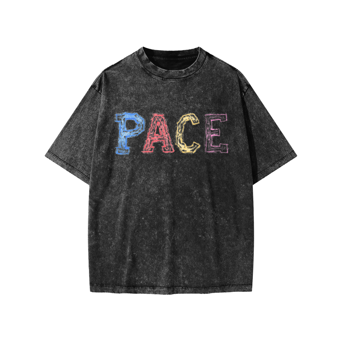 Snow Washed Crayon Logo Kids' T-Shirt