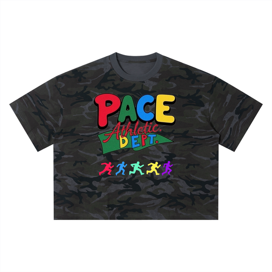 PACE® Unisex Camo Boxy T-Shirt
