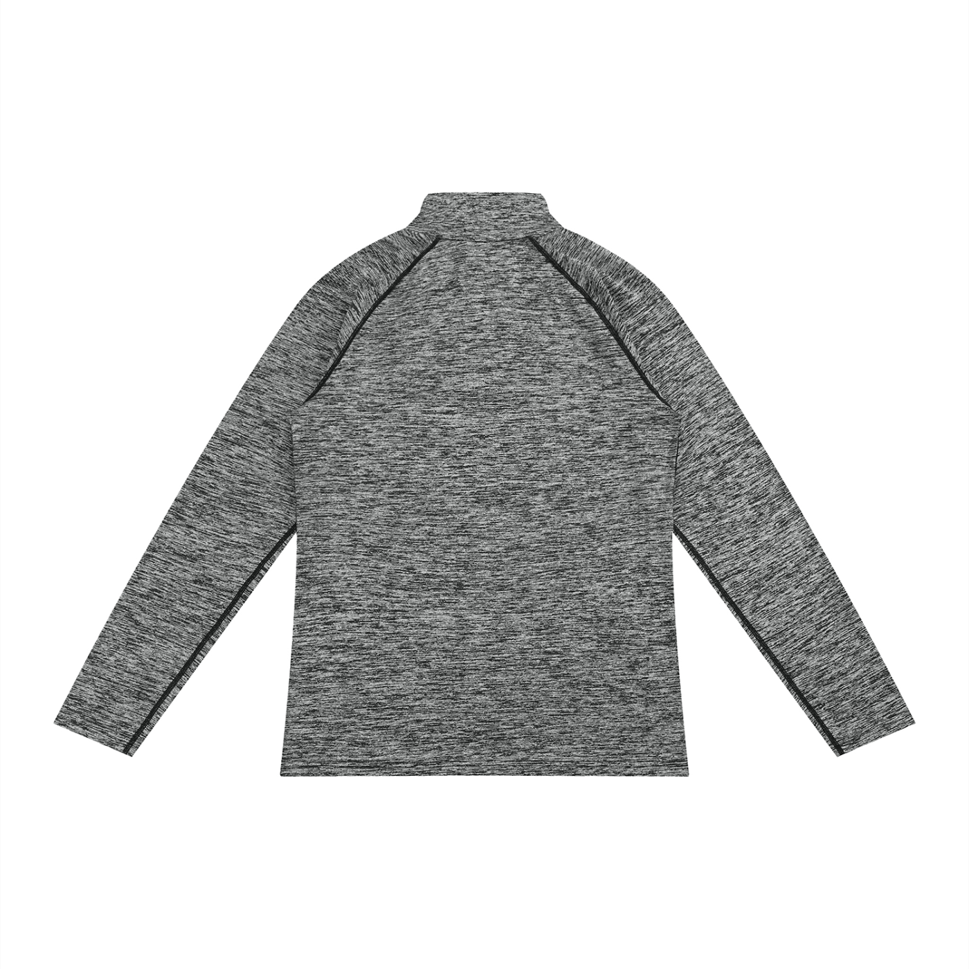 PACE Oversized Logo Men's Quarter-Zip Performance Long Sleeve T-Shirt
