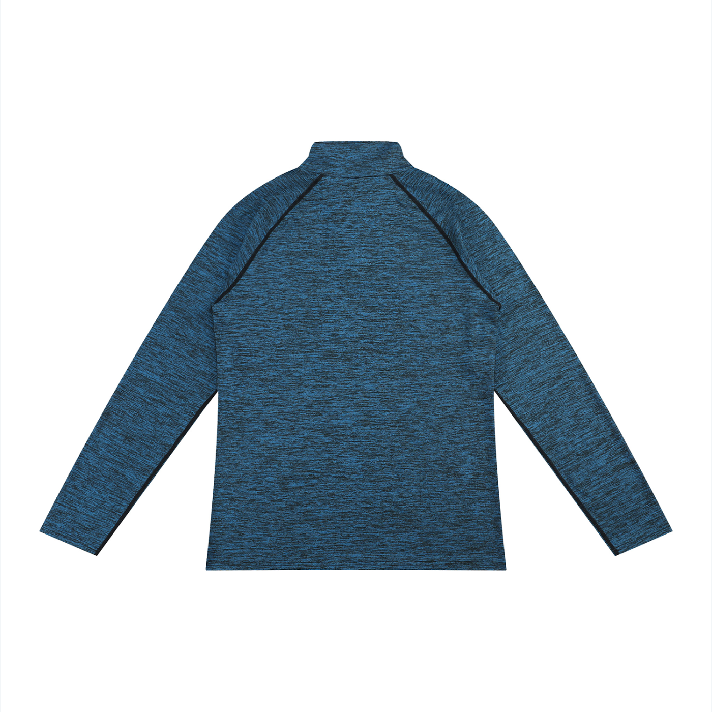 PACE Oversized Logo Men's Quarter-Zip Performance Long Sleeve T-Shirt