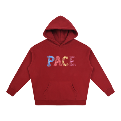 Oversize PACE Crayon Logo Fleeced Hoodie