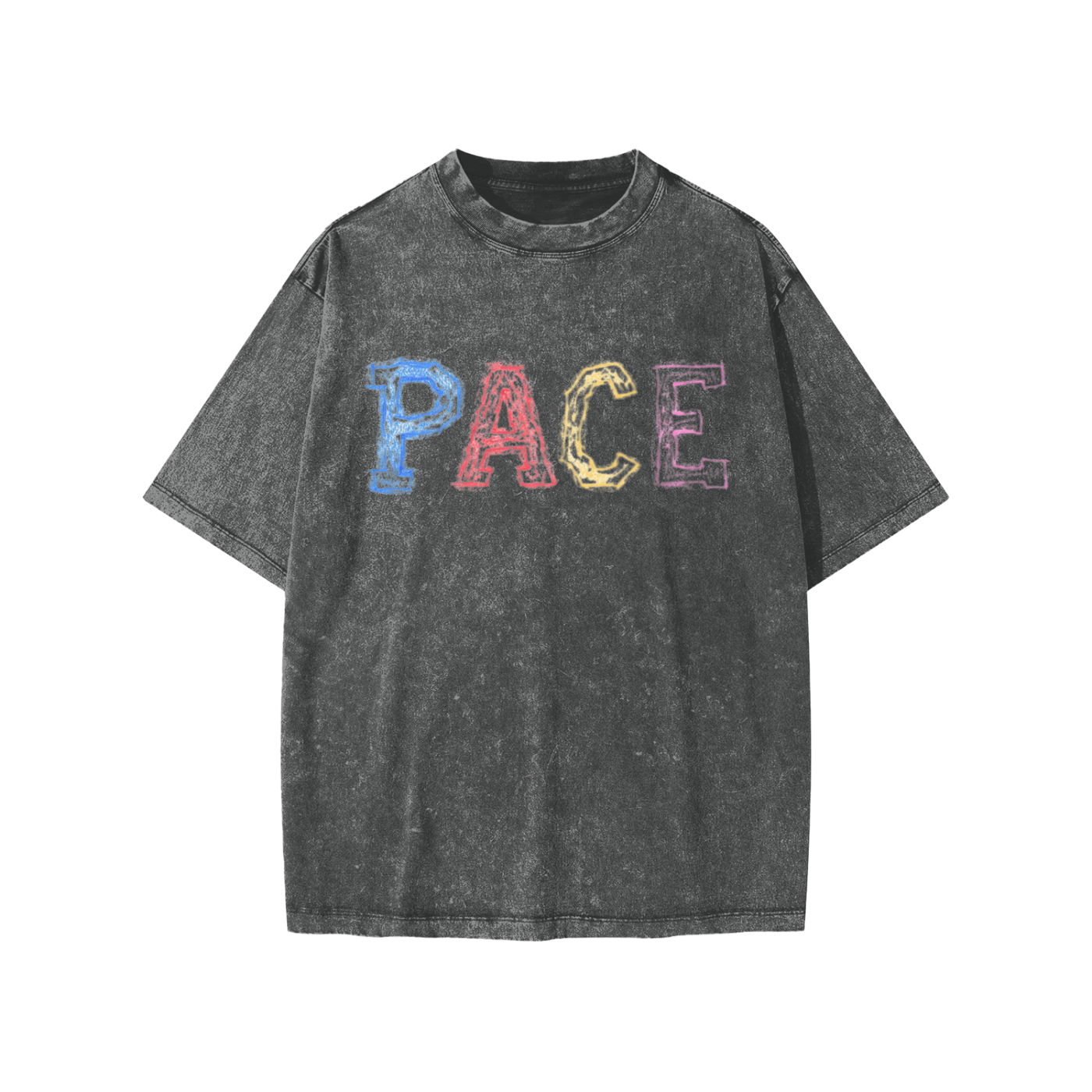 Snow Washed Crayon Logo Kids' T-Shirt