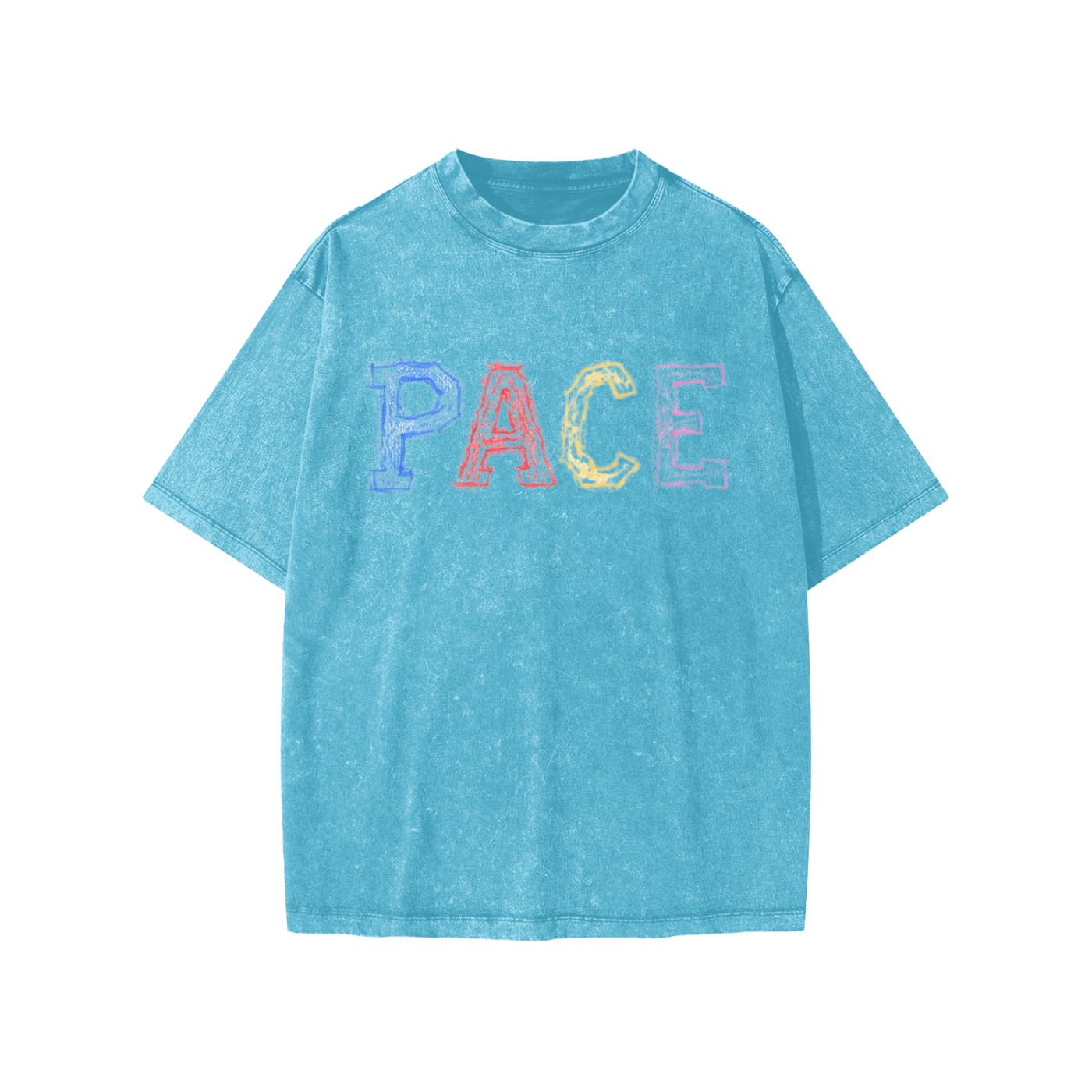 Snow Washed Crayon Logo Kids' T-Shirt